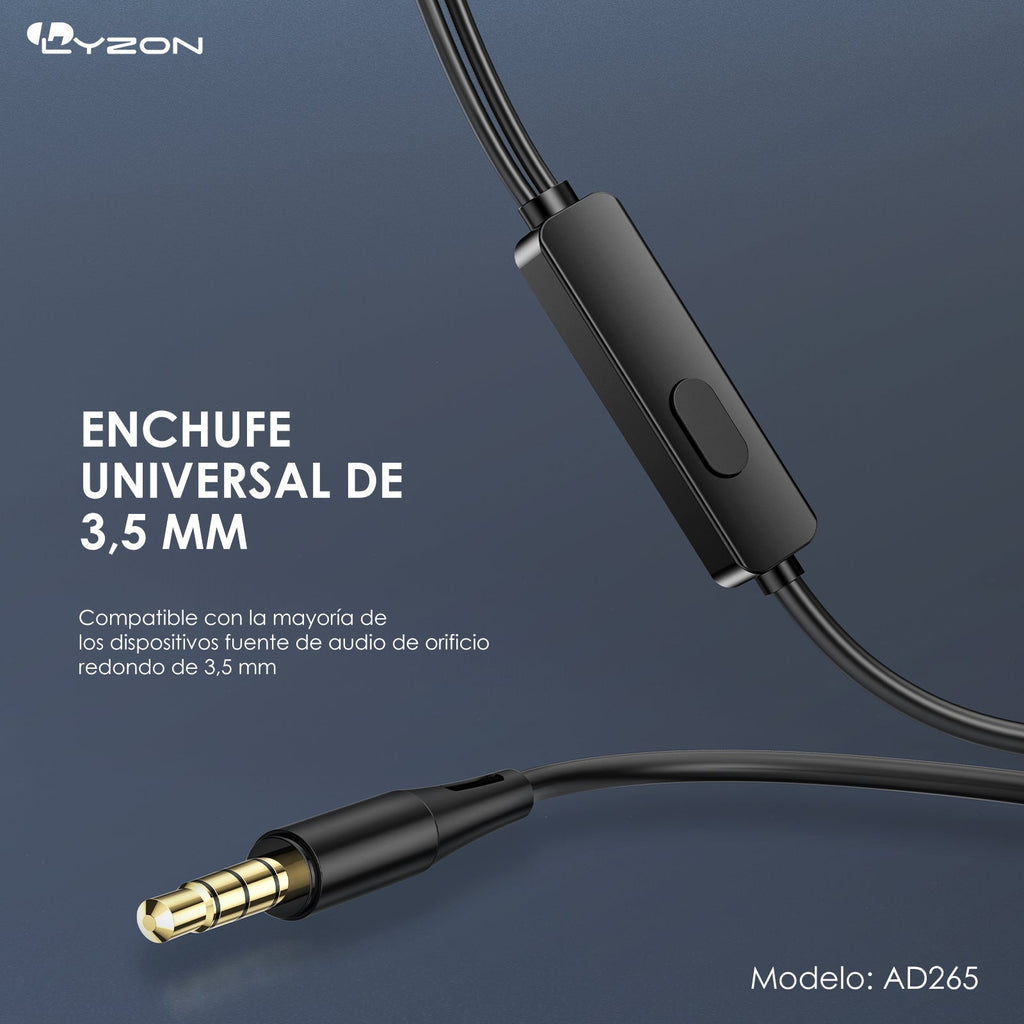 Audifono 3.5MM AD265 - Mishop Mexico
