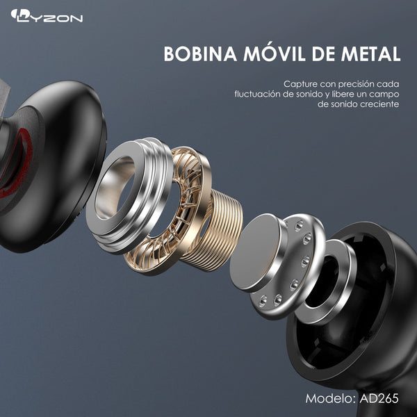 Audifono 3.5MM AD265 - Mishop Mexico