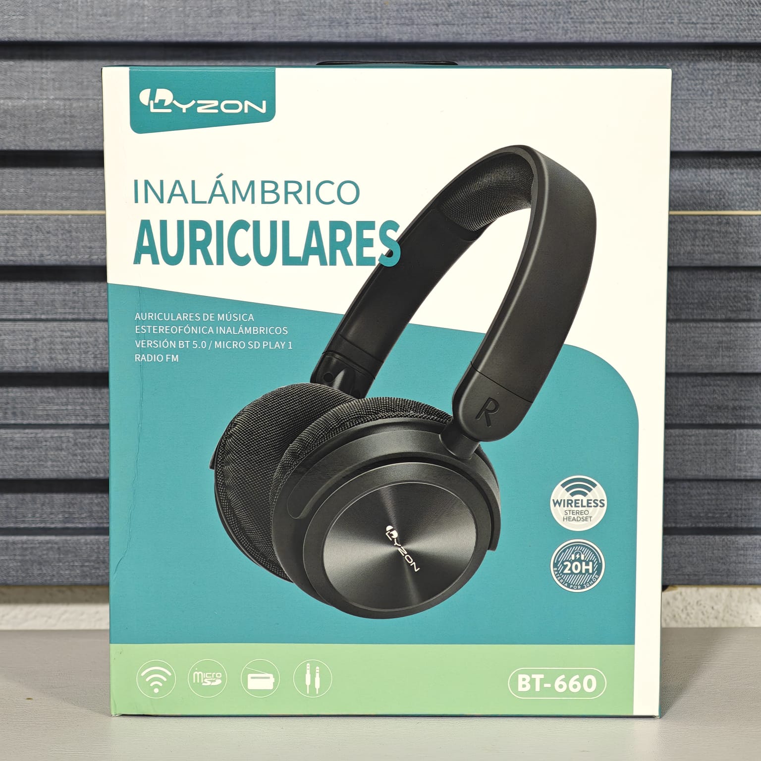 AUDIFONO DE DIADEMA BLUETOOTH BT-660 Imagen principal del producto