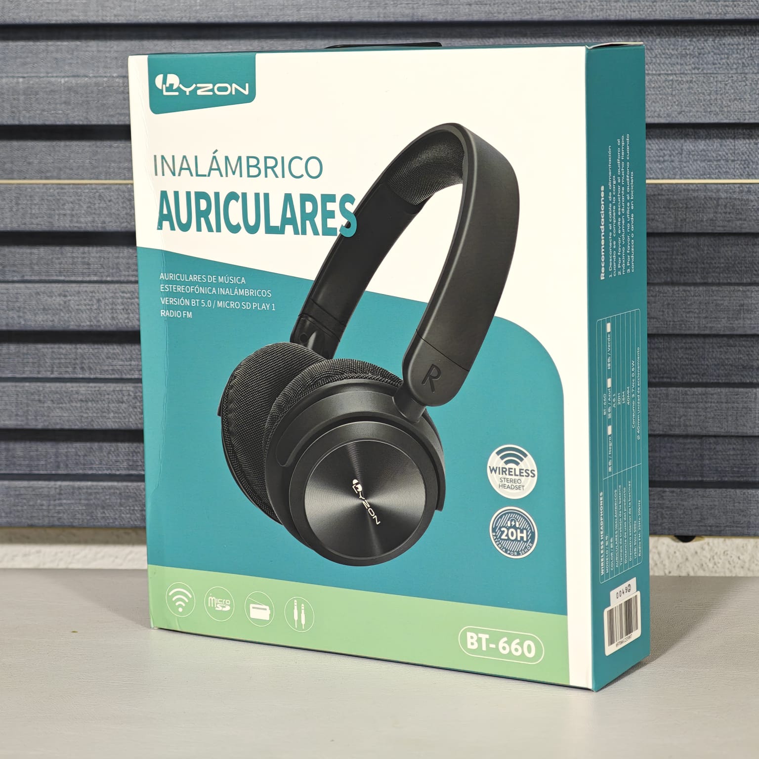 AUDIFONO DE DIADEMA BLUETOOTH BT-660