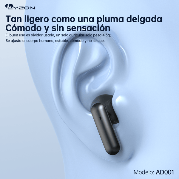 Audífono inalámbrico, bluetooth AD001 - Mishop Mexico