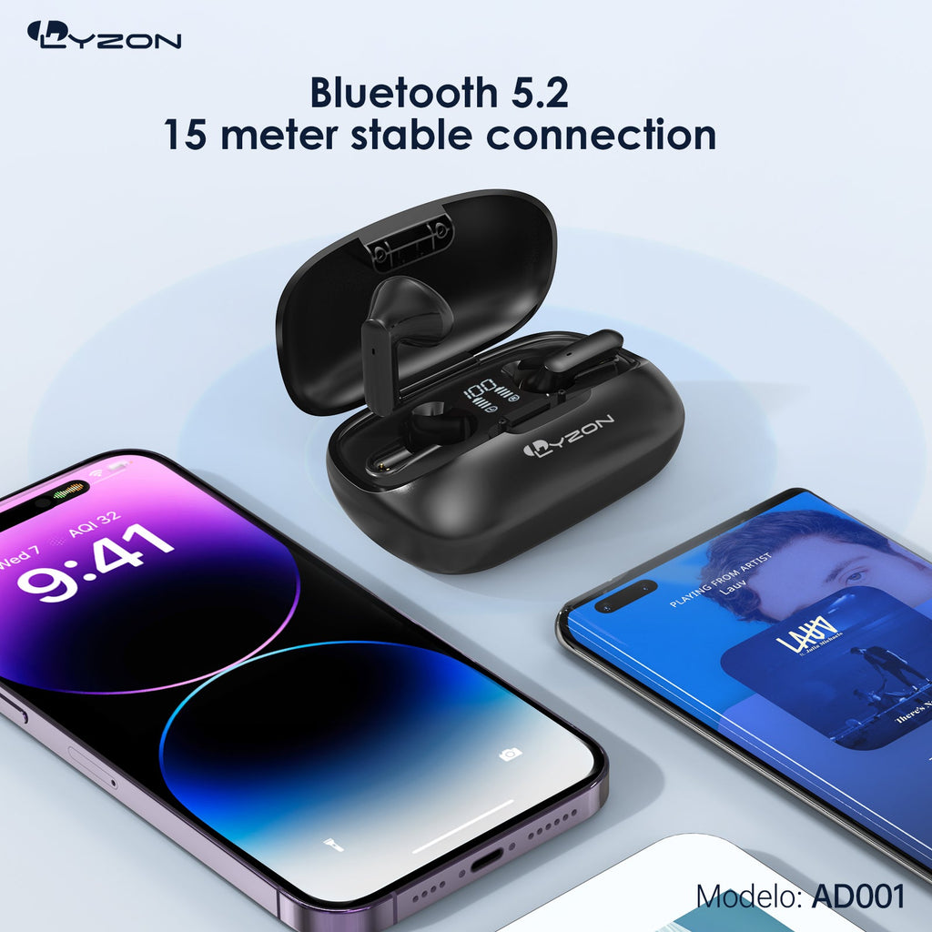 Audífono inalámbrico, bluetooth AD001 - Mishop Mexico