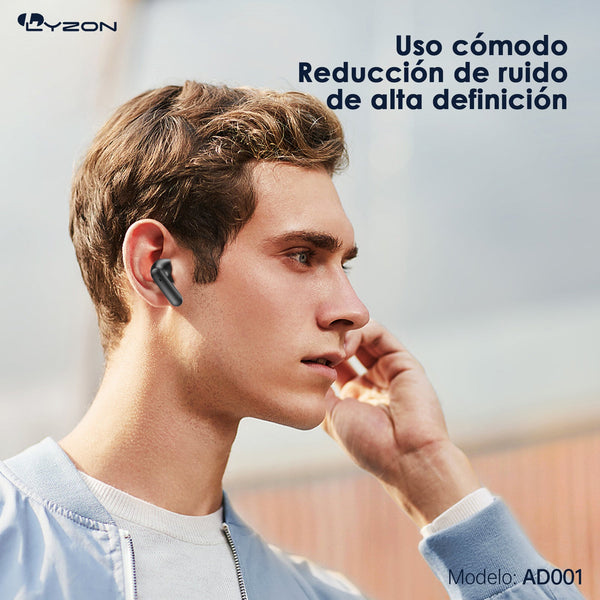 Audífono inalámbrico, bluetooth AD001 - Mishop Mexico