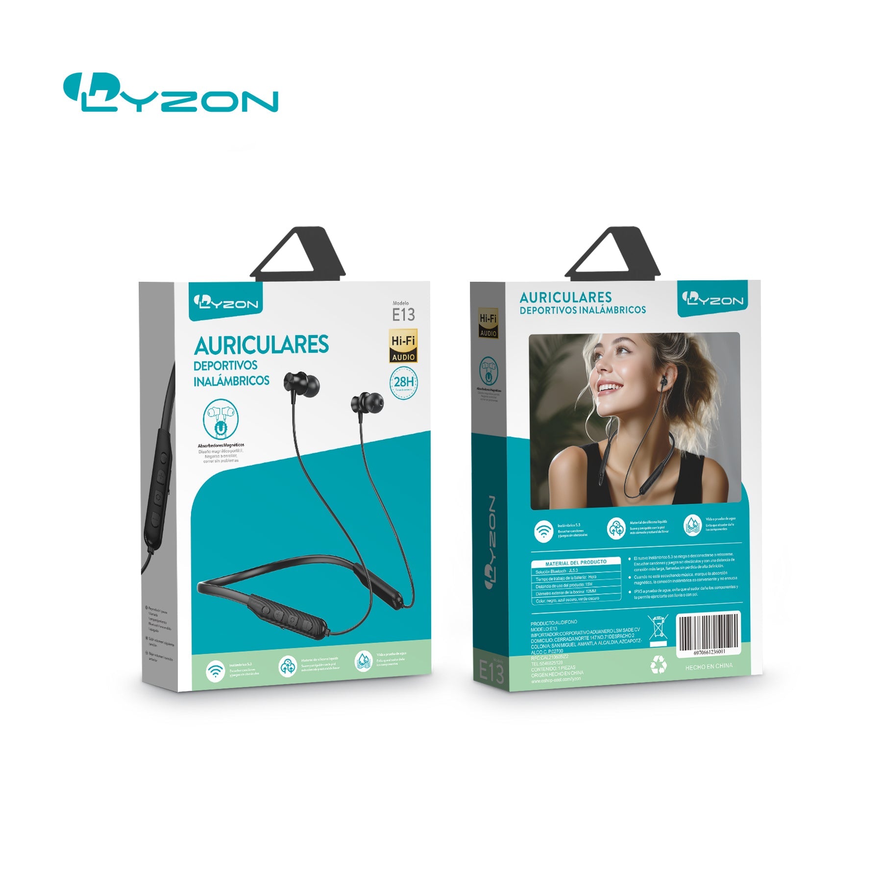 AUDIFONOS BLUETOOTH LYZON-E13 Imagen principal del producto