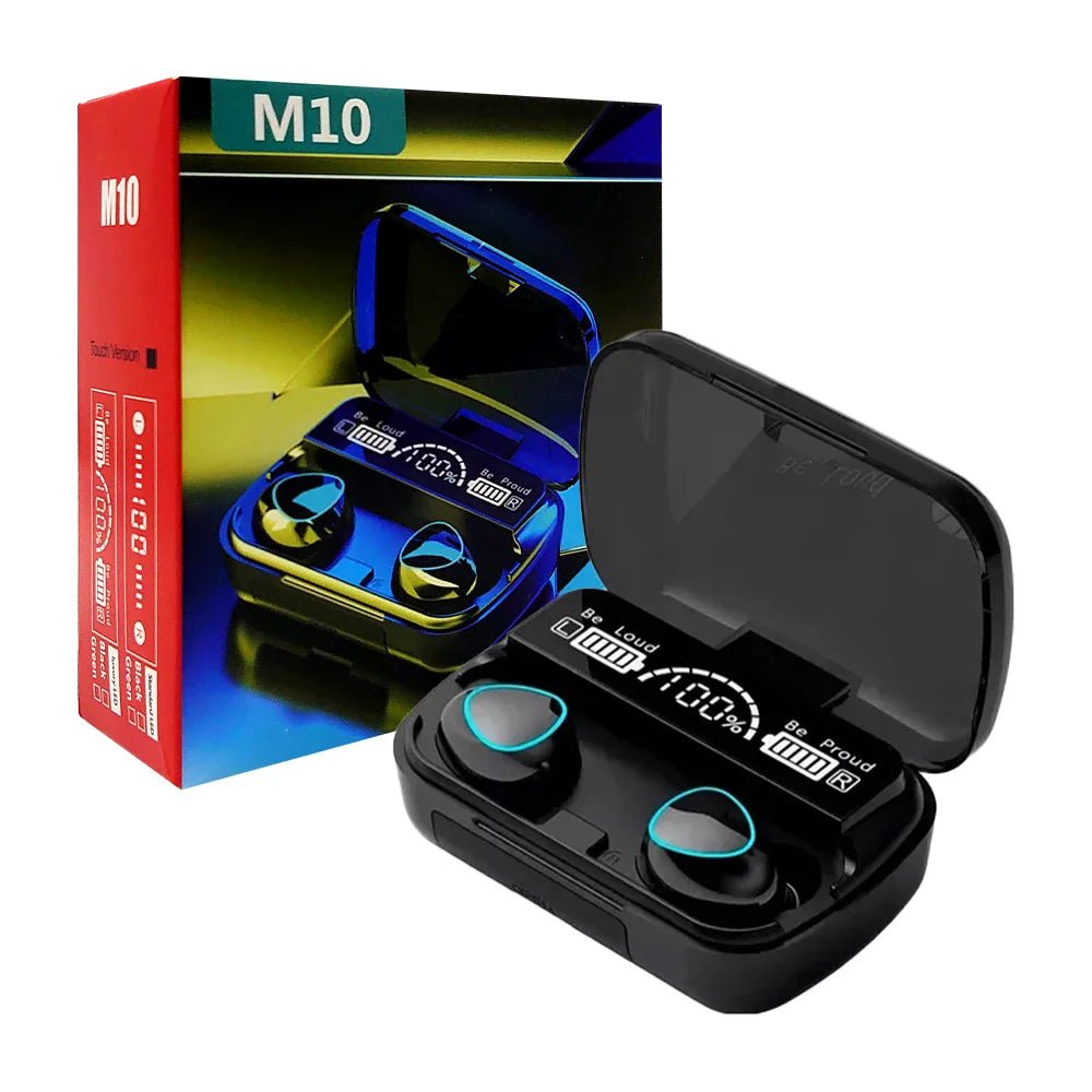 Audífonos inalámbricos bluetooth 5.3, con estuche de carga indicador de batería - TR - 6017 - Mishop Mexico