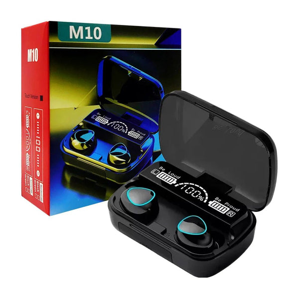 Audífonos inalámbricos bluetooth 5.3, con estuche de carga indicador de batería - TR - 6017 - Mishop Mexico