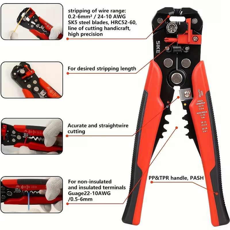 Pelacables automático para electricista