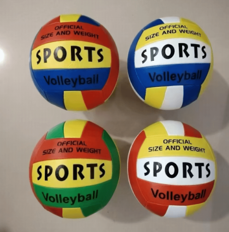 Balon de voley ball con diseño de letras y patron de colores - LW-002 Imagen principal del producto