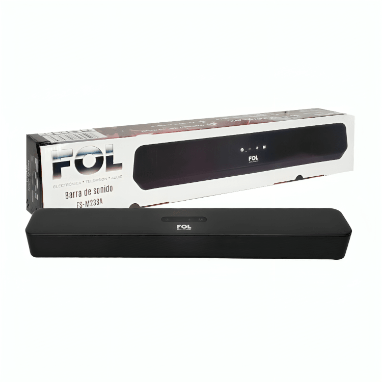 Barra fol de sonido, sonido estéreo, puerto usb, tf + control remoto / fs - m238a - Mishop Mexico Imagen principal del producto
