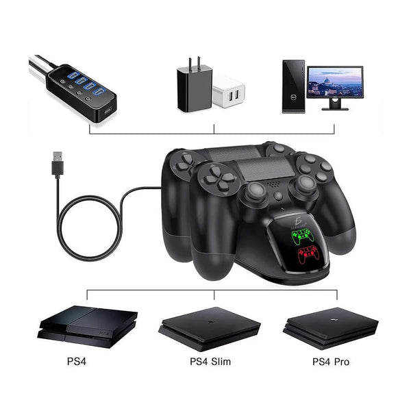 Base para cargar controles dualshock de playstation - CH.GM.P4 - Mishop Mexico