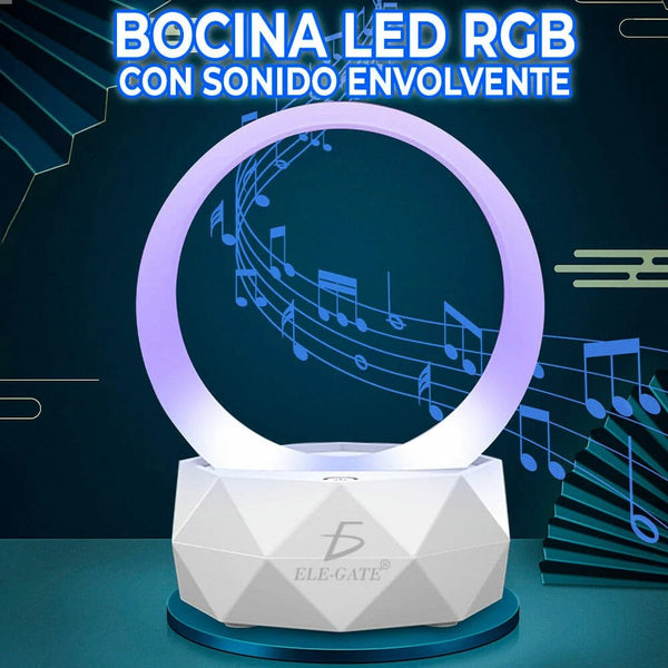 Bocina bluetooth con luz led rgb y sonido envolvente - bc.ly - y1 - Mishop Mexico