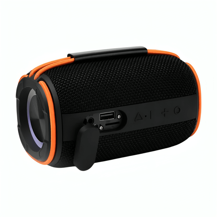 Bocina cilíndrica, pequeña, inalámbrica, sonido estéreo, puerto usb y tf + rgb FS - S703 - Mishop Mexico