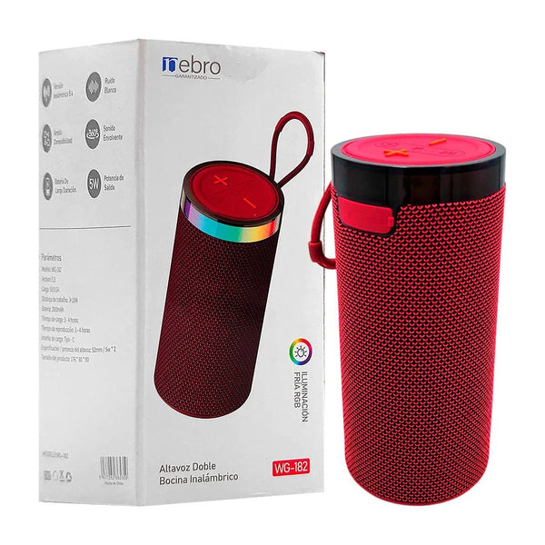 bocina cilindro pilar de doble altavoz y sonido envolvente - WG - 182 - Mishop Mexico