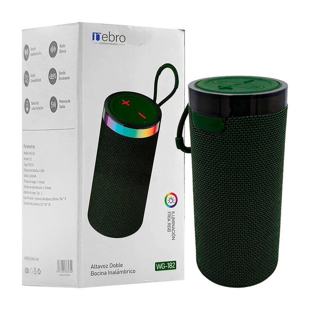 bocina cilindro pilar de doble altavoz y sonido envolvente - WG - 182 - Mishop Mexico