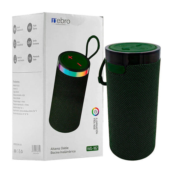 bocina cilindro pilar de doble altavoz y sonido envolvente - WG - 182 - Mishop Mexico