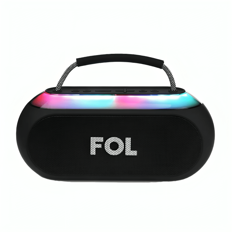 Bocina fol ovalada, puerto tf, usb y radio fm, sonido estéreo FS-S621 Imagen secundaria del producto