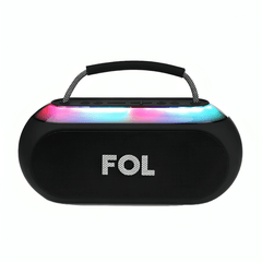 Bocina fol ovalada, puerto tf, usb y radio fm, sonido estéreo FS - S621 - Mishop Mexico