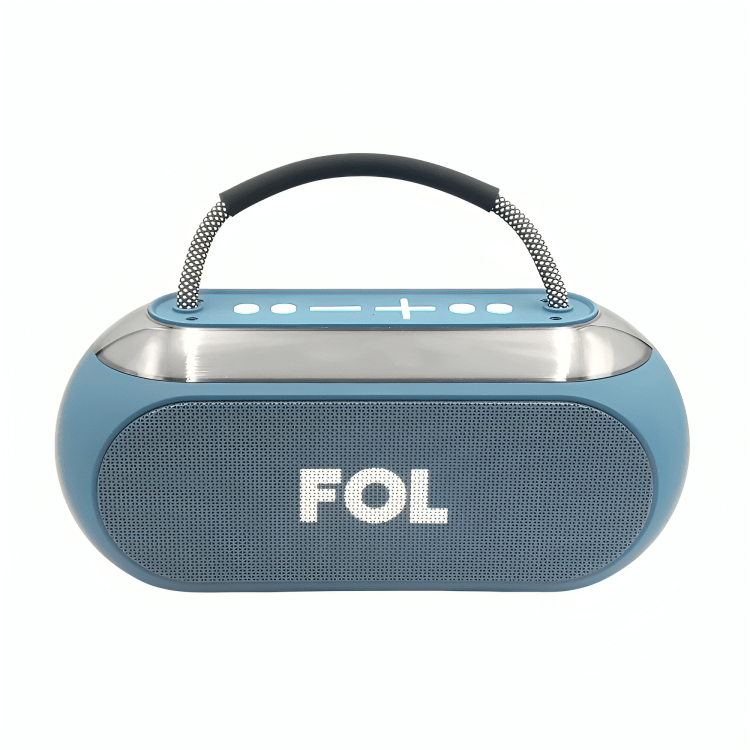 Bocina fol ovalada, puerto tf, usb y radio fm, sonido estéreo FS - S621 - Mishop Mexico