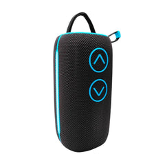 Bocina inalámbrica bluetooth cilíndrica, sonido 360 envolvente, puerto auxiliar, usb y tf + luz rgb - BS - X32 - Mishop Mexico