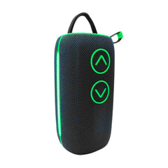Bocina inalámbrica bluetooth cilíndrica, sonido 360 envolvente, puerto auxiliar, usb y tf + luz rgb - BS - X32 - Mishop Mexico