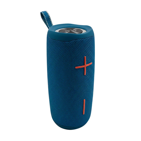 Bocina inalámbrica, cilíndrica con puerto tf, auxiliar y usb, sonido 360 y rgb - BS-X29