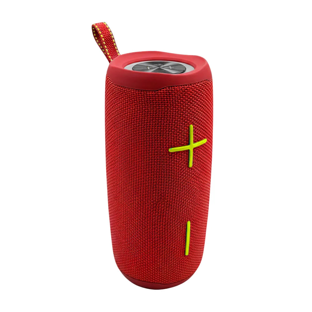 Bocina inalámbrica, cilíndrica con puerto tf, auxiliar y usb, sonido 360 y rgb - BS-X29