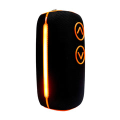 Bocina inalámbrica bluetooth cilíndrica, sonido 360 envolvente, puerto auxiliar, usb y tf + luz rgb - BS-X32