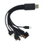 Cable 10 en 1 con variedad de entradas para carga, 20cm - ch.10 - Mishop Mexico