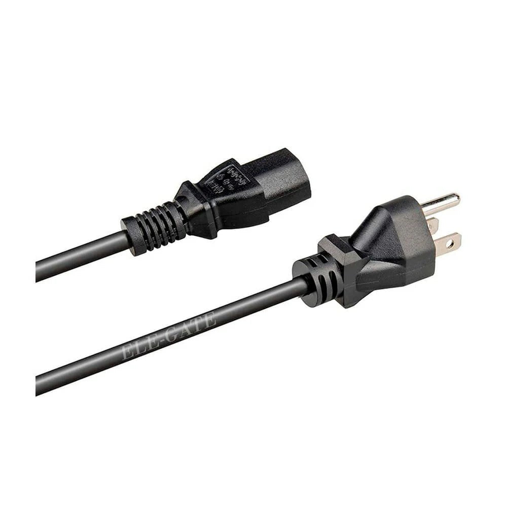 Cable trifásico plano ele-gate de 1.5 metros para alimentación de cpu o fuentes de poder 10a, 1.40 - 1.45m / wi.62.7a - Mishop Mexico Imagen principal del producto