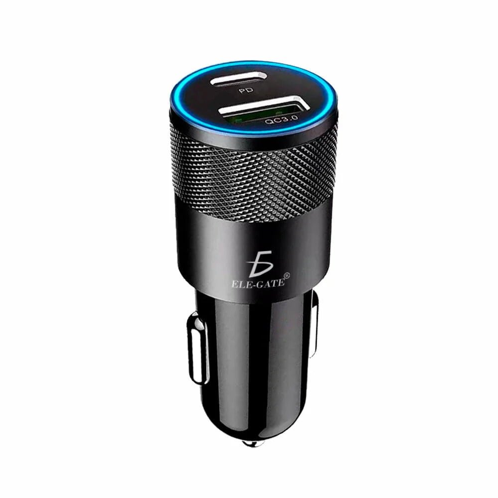 Cargador de coche usb de carga rápida qc3.0+pd tipo c - ch.82 - Mishop Mexico