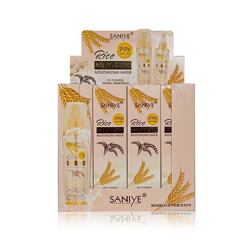 (12 pzas) Fijador de maquillaje con agua de arroz R3079 SANIYE Imagen secundaria del producto