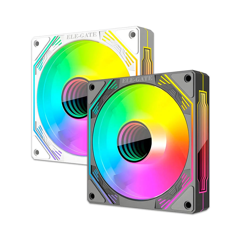 Ventilador para chasis 120mm con luz RGB y refrigeración silenciosa para PC, variedad de colores - CLR.72 Imagen principal del producto