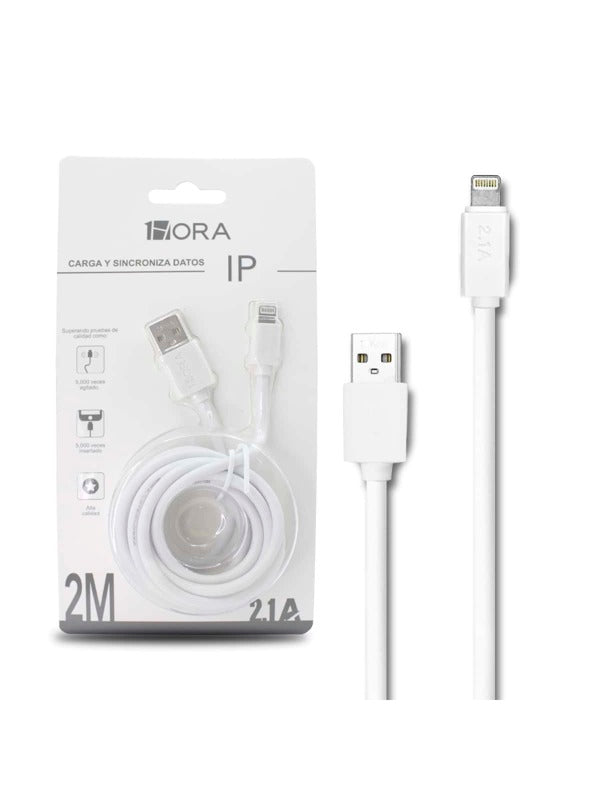 1Hora Cable Lightning 2.1A 2M CAB206 Imagen principal del producto