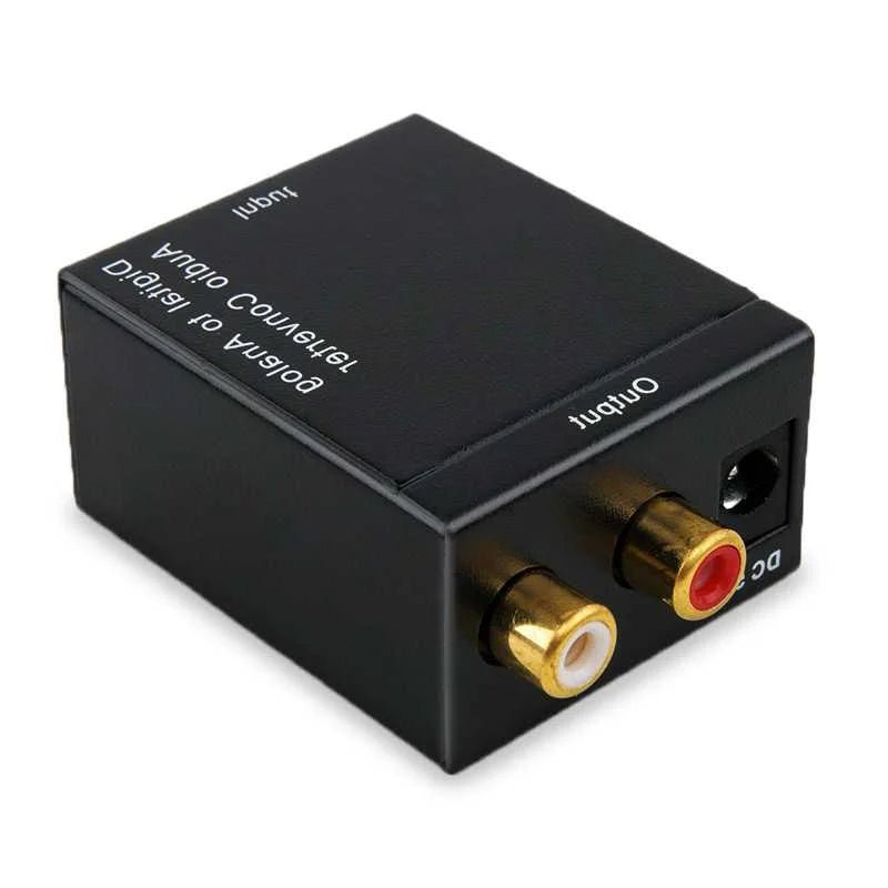Convertidor de audio digital a análogo, óptico RCA compuesto, multifuncional - con.33.da - Mishop Mexico Imagen principal del producto