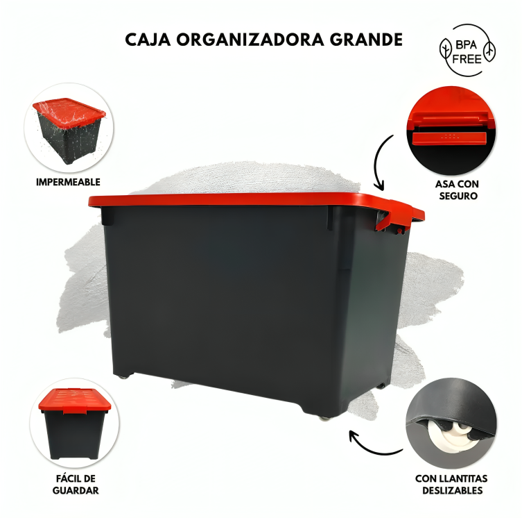 CAJA ORGANIZADORA GRANDE ZWX003 Imagen secundaria del producto