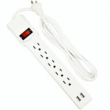 Multicontacto de 5 enchufes y 2 puertos USB - CHA-01U Imagen secundaria del producto