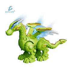 Dinosaurio de juguete con luz, sonido y contenedor para agua, variedad de colores - jug.8806 - Mishop Mexico