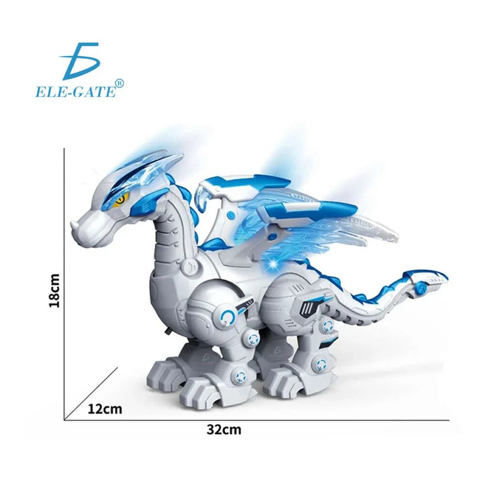Dinosaurio de juguete con luz, sonido y contenedor para agua, variedad de colores - jug.8806 - Mishop Mexico