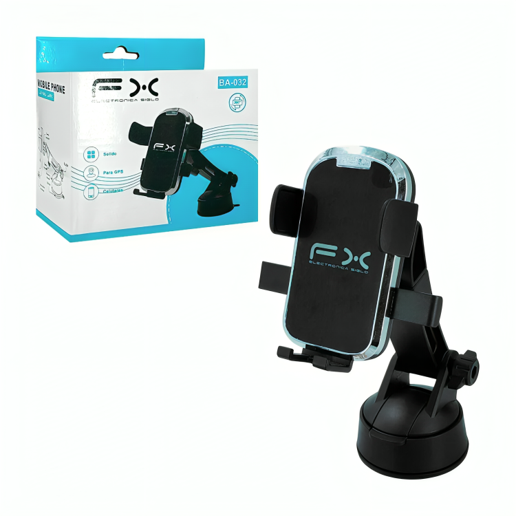 Soporte celular de plástico para el tablero del carro con rotación 360 / ba-032 Imagen principal del producto