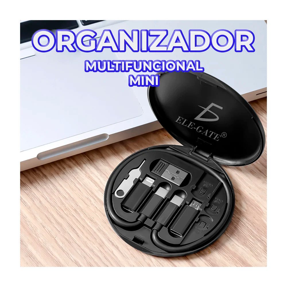 Estuche con cable tipo c a usb-c de 60 watts con diversas entradas intercambiables, variedad de colores - WI.182 Imagen secundaria del producto