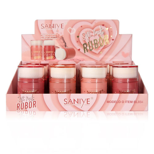 (12 piezas) Rubor con esponja bl034 SANIYE Imagen principal del producto