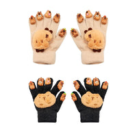 Guantes afelpados infantiles con figuras de capibara, variedad - 81470 - Mishop Mexico