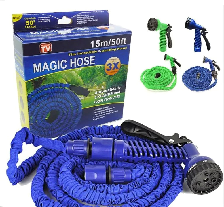 Manguera Expandible 15MTS Con Pistola Aspersor ZY-50FT Imagen principal del producto