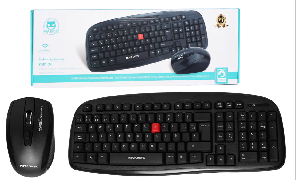 Teclado Inalambrico con mouse KM10 Imagen principal del producto