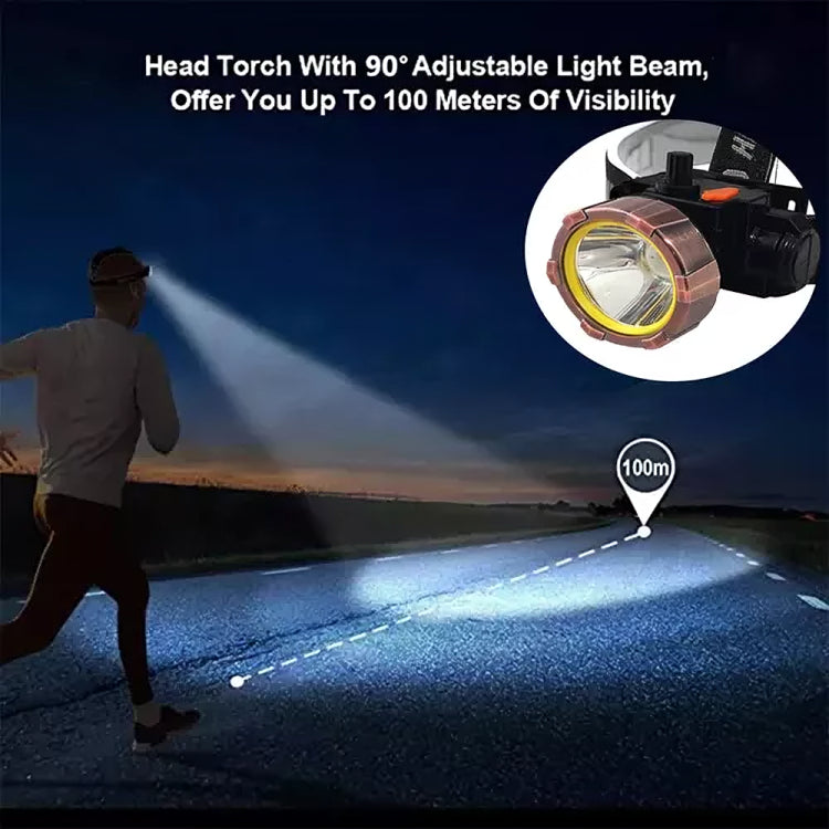 Lampara Minera Luz Led Recargable DT-808-710 Imagen secundaria del producto