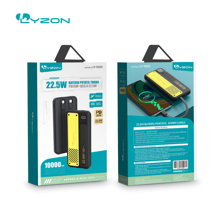 CDMX-PILA POWER BANK ly-1000 Imagen principal del producto