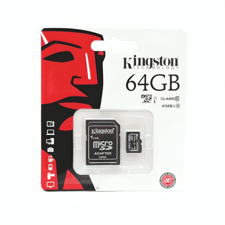 Memoria Micro SD Kingston 64 gb kingston-micro-64g Imagen principal del producto