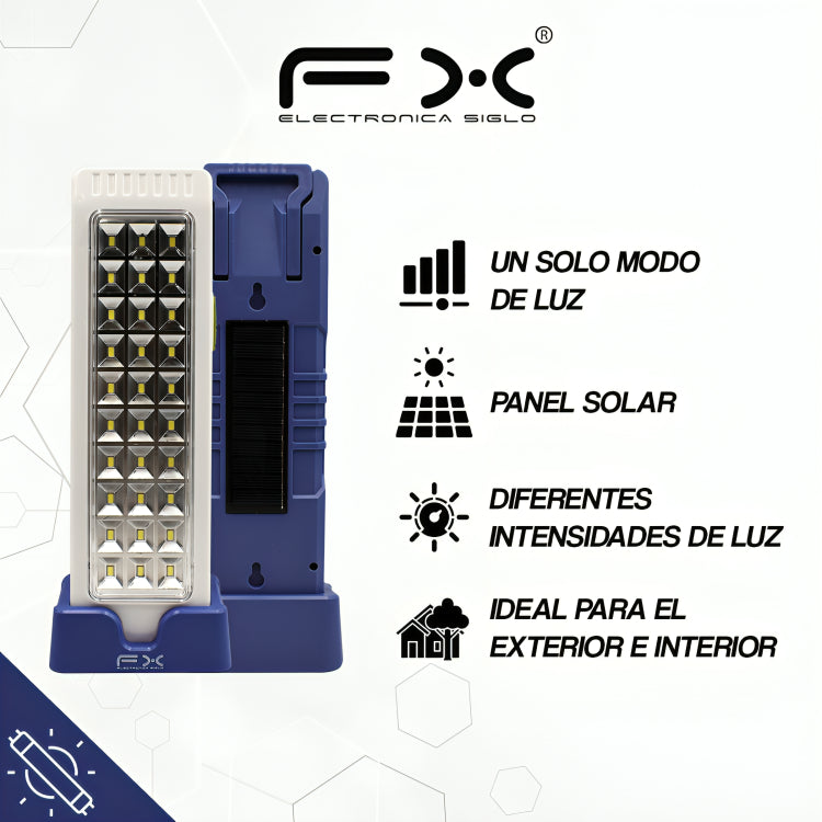 LAMPARA DE EMERGENCIA SOLAR FX LED-8051 Imagen secundaria del producto
