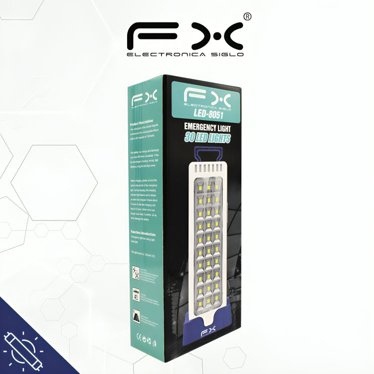 LAMPARA DE EMERGENCIA SOLAR FX LED-8051 Imagen principal del producto