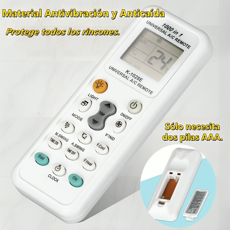 Control Remoto Universal Aire Acondicionado K-1029A Imagen secundaria del producto